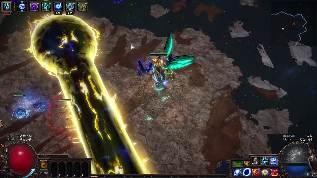 [PoE] 3.6 Storm Brand Inquisitor Shaper Kill w/ Encounter III (No Flask)