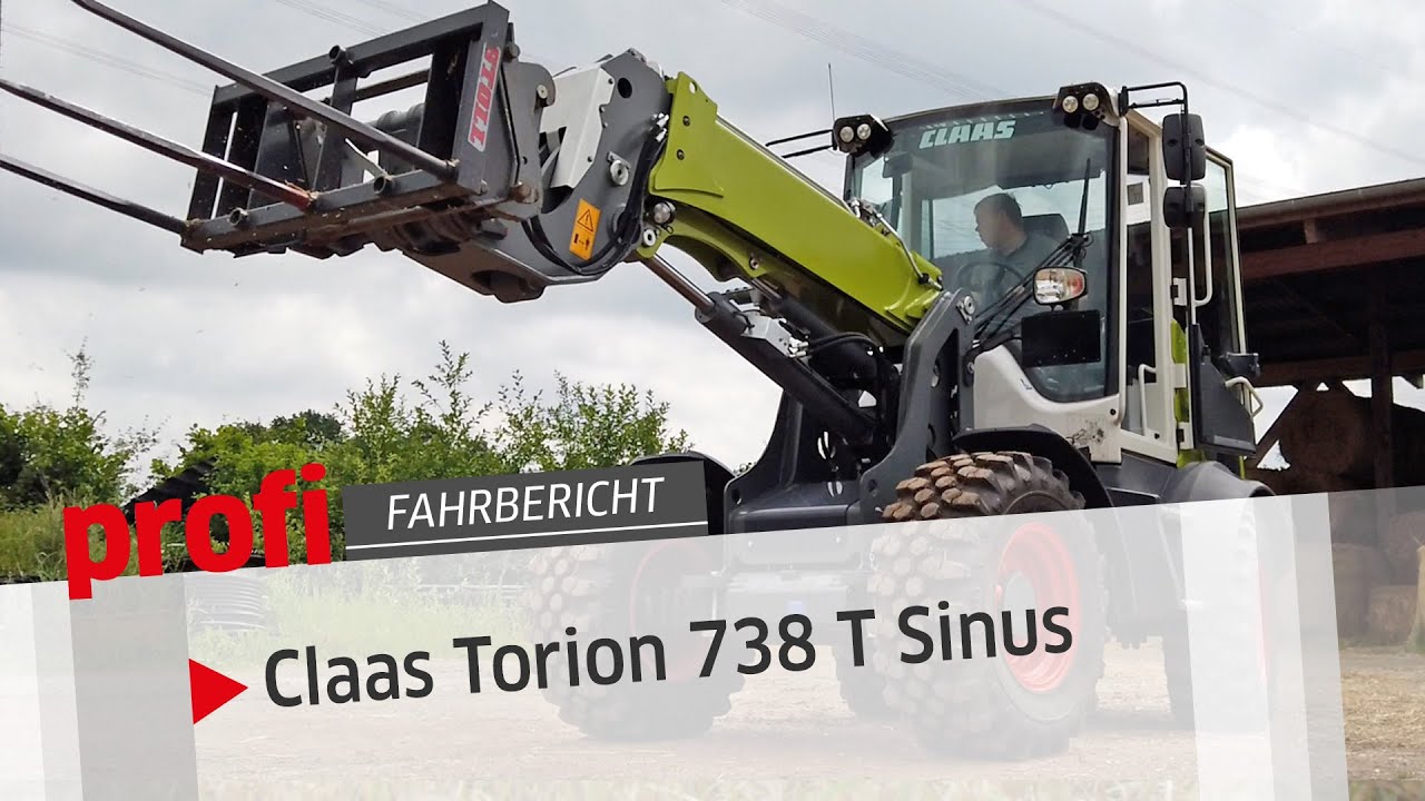 Claas Torion 738 T Sinus: Reichweite vergrößert | profi #Fahrbericht