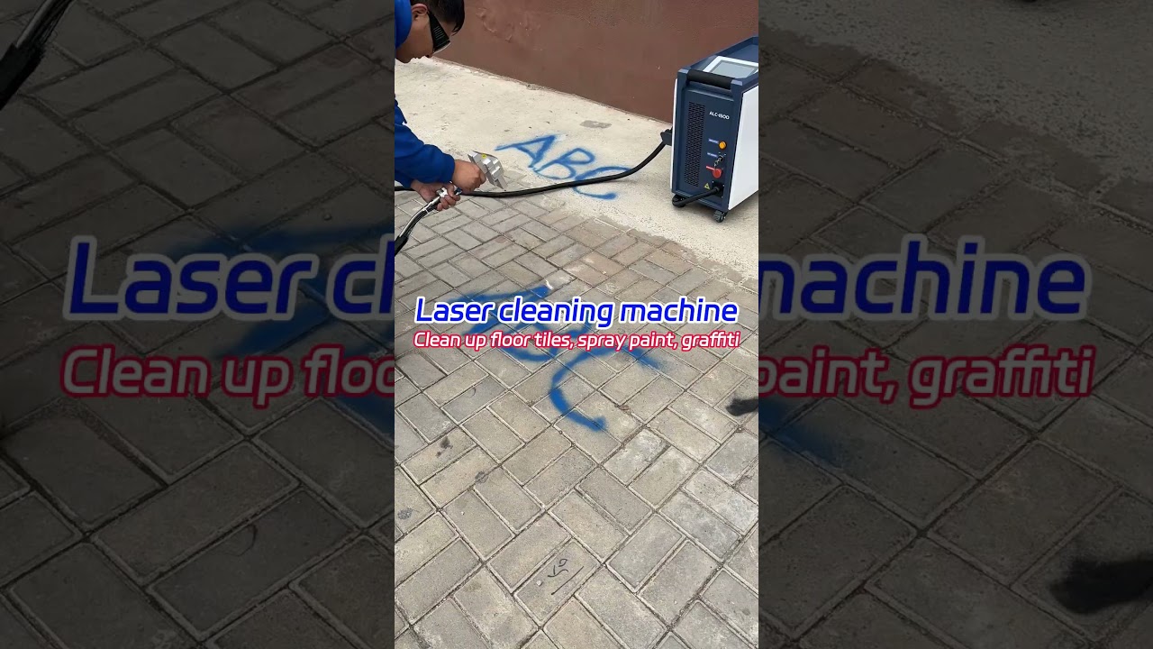 Efficient Graffiti Removal with ALC1500 Laser Cleaning Machine - ZAC Laser