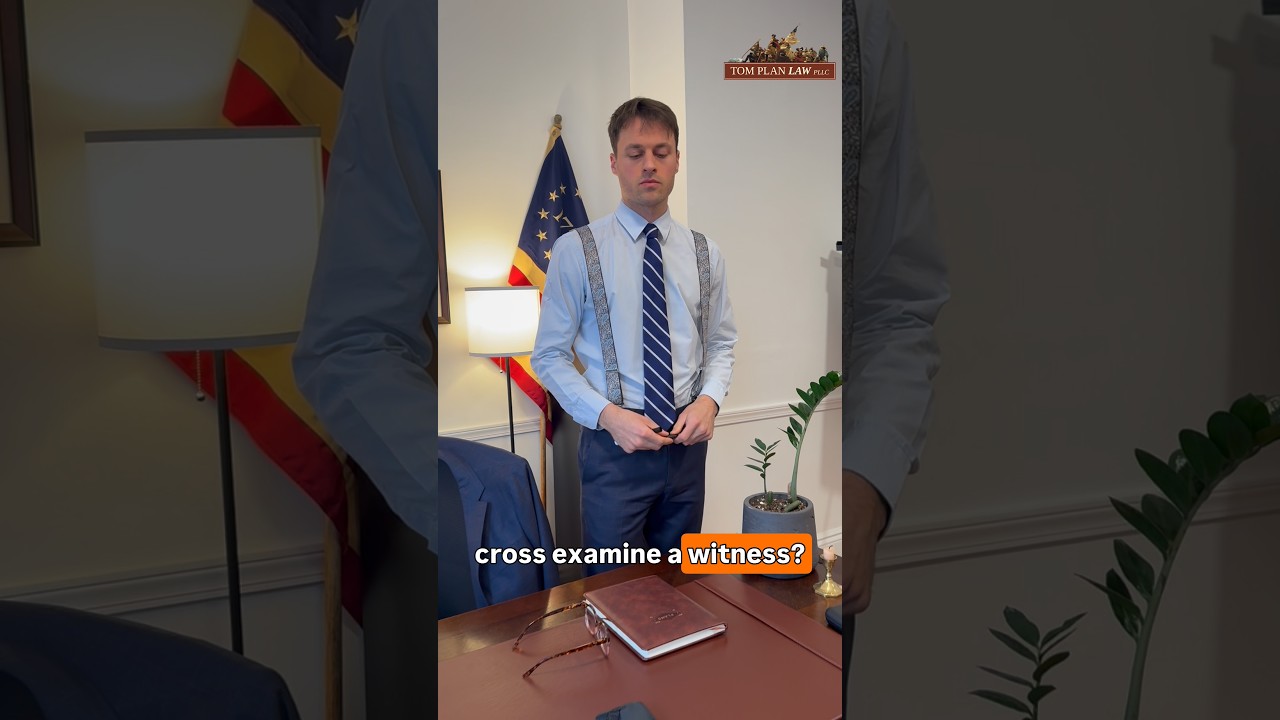 How to cross-examine a witness. lawyer #crossexamination #lawschool #courtroom #criminaldefense