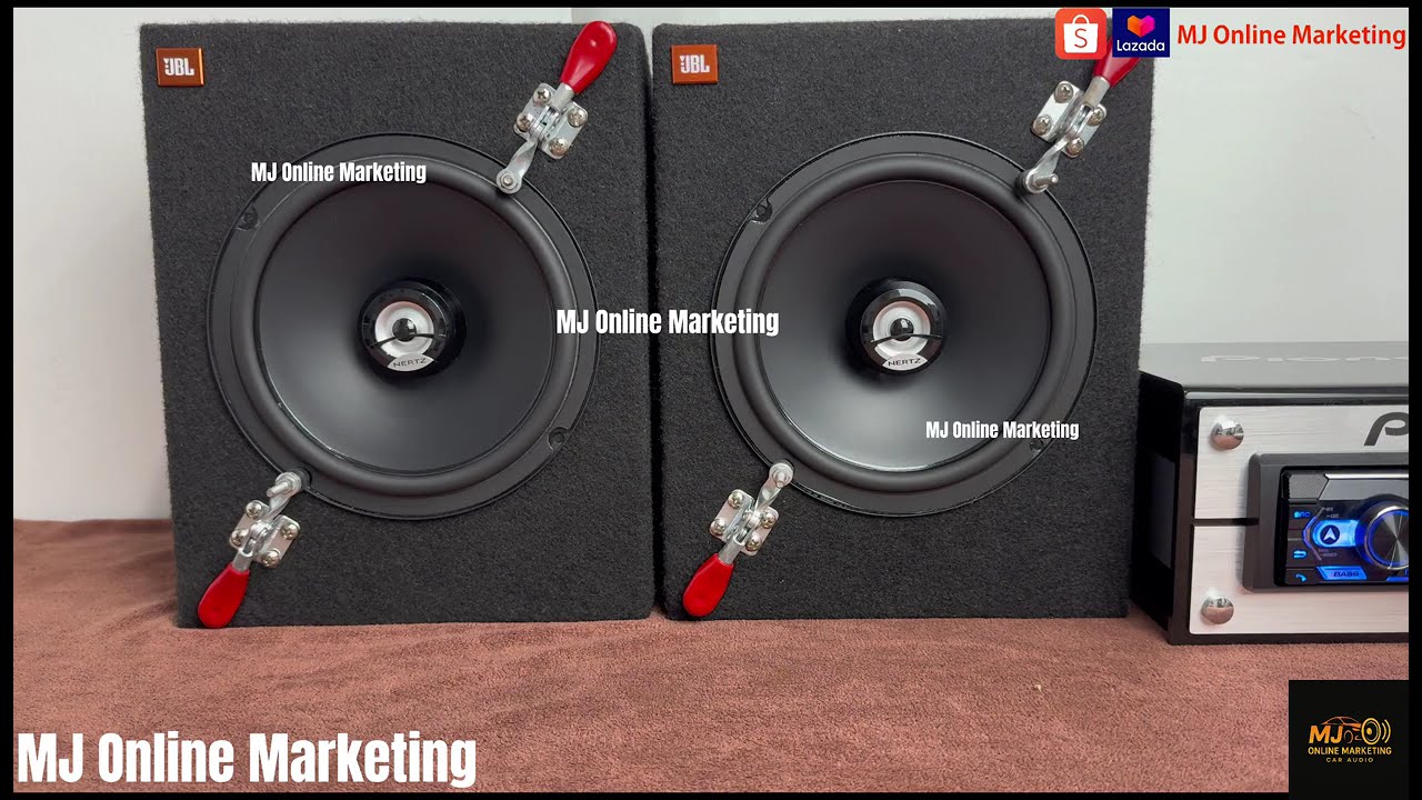 Hertz Dieci DCX 165.3 6.5 inch 2way Coaxial Speaker Sound Test BOX*Bass Boosted+Sound Clarity Test*