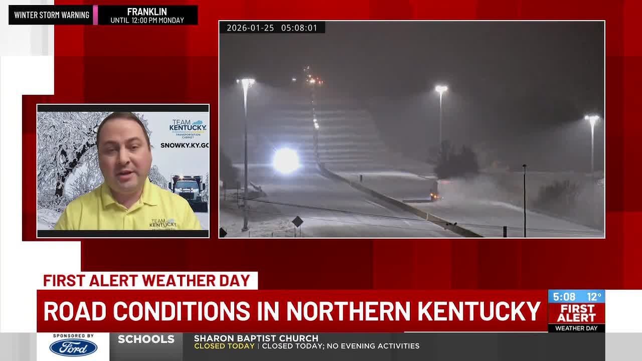 Road conditions in Northern Kentucky