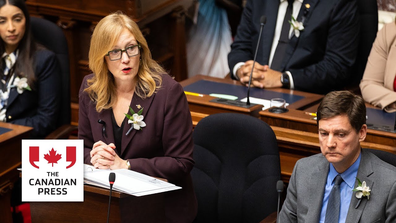 British Columbia finance minister delivers budget for 'serious times'