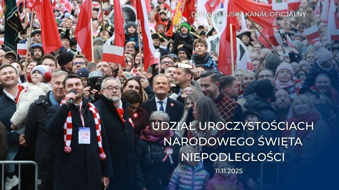 Donald Tusk: Udział w uroczystościach Narodowego Święta Niepodległości, Gdańsk, 11.11.2025