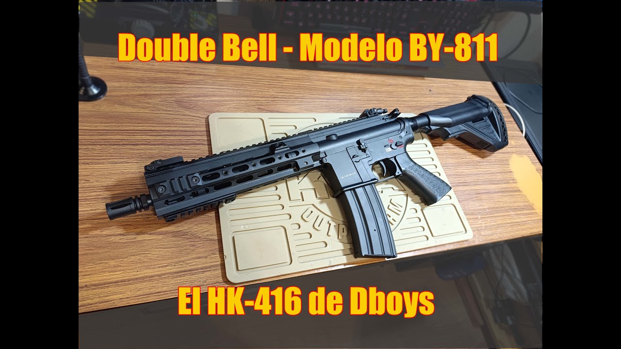 Airsoft: Double Bell HK416 (Modelo BY-811). Sorprendente.