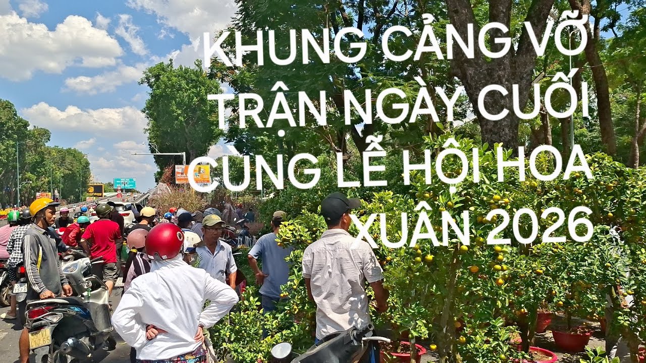 NHỮNG HÌNH ẢNH CUỐI CÙNG HOA XUÂN 2026 CÔNG VIÊN GIA ĐỊNH 