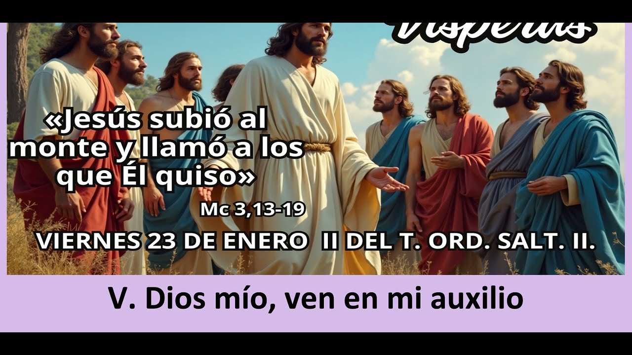 VÍSPERAS  Viernes 23 de Enero de 2026