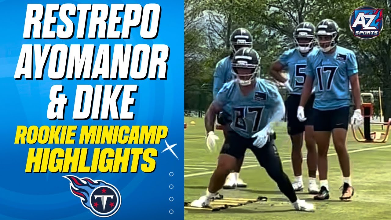 Xavier Restrepo, Chimere Dike, Elic Ayomanor: Titans Rookie Minicamp Highlights