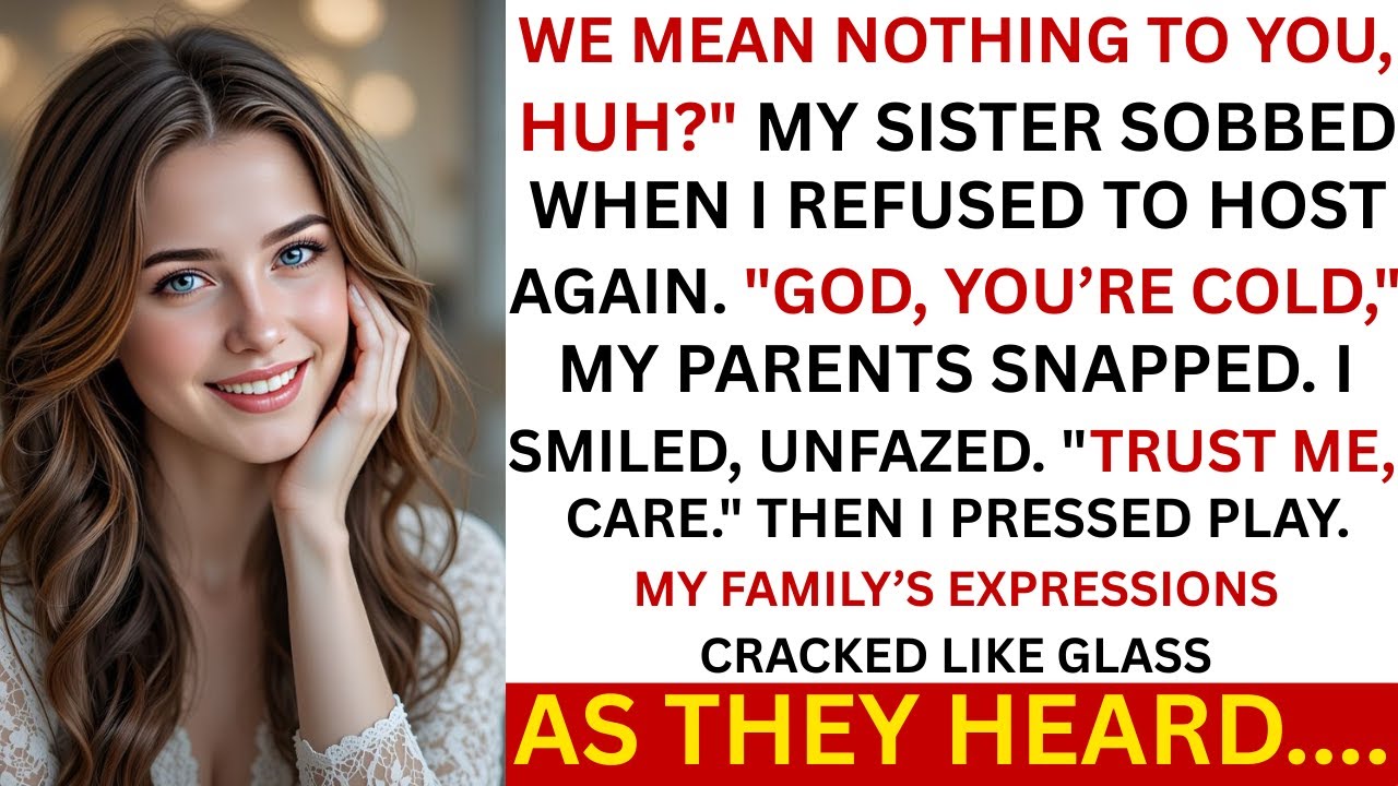 After My Parents and My Sister Lashed Out Over Me Not Hosting, I Exposed My Family's True Colors&hellip;
