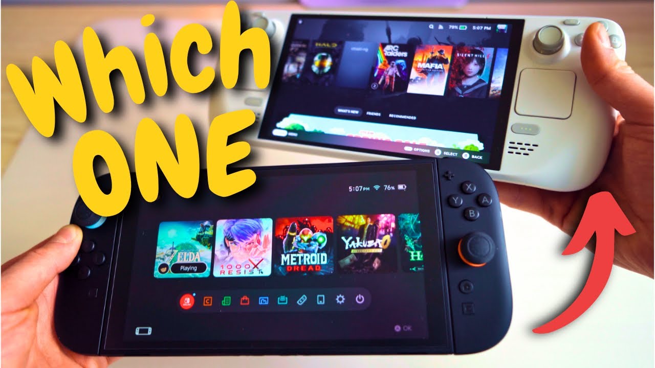 Switch 2 против Steam Deck OLED (какую портативную консоль мне действительно использовать)