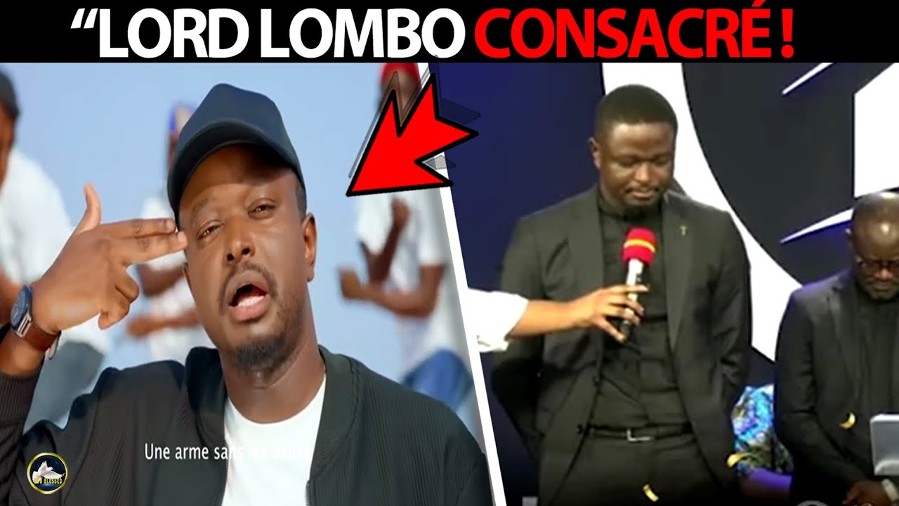 😭 L'artiste gospel Lord Lombo est consacré pasteur