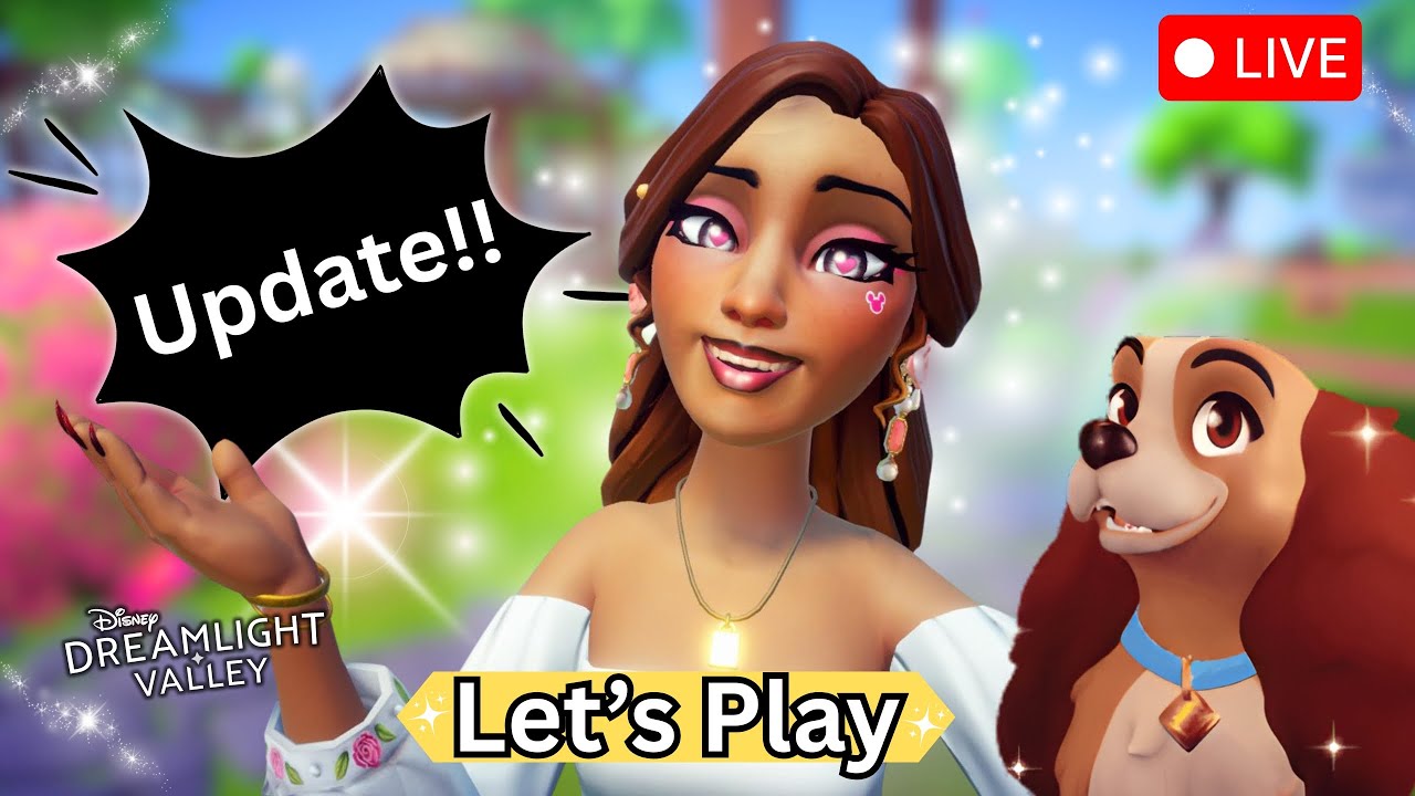 Lady And The Tramp Update Is Here!!! Have Some Fun!! Disney Dreamlight Valley