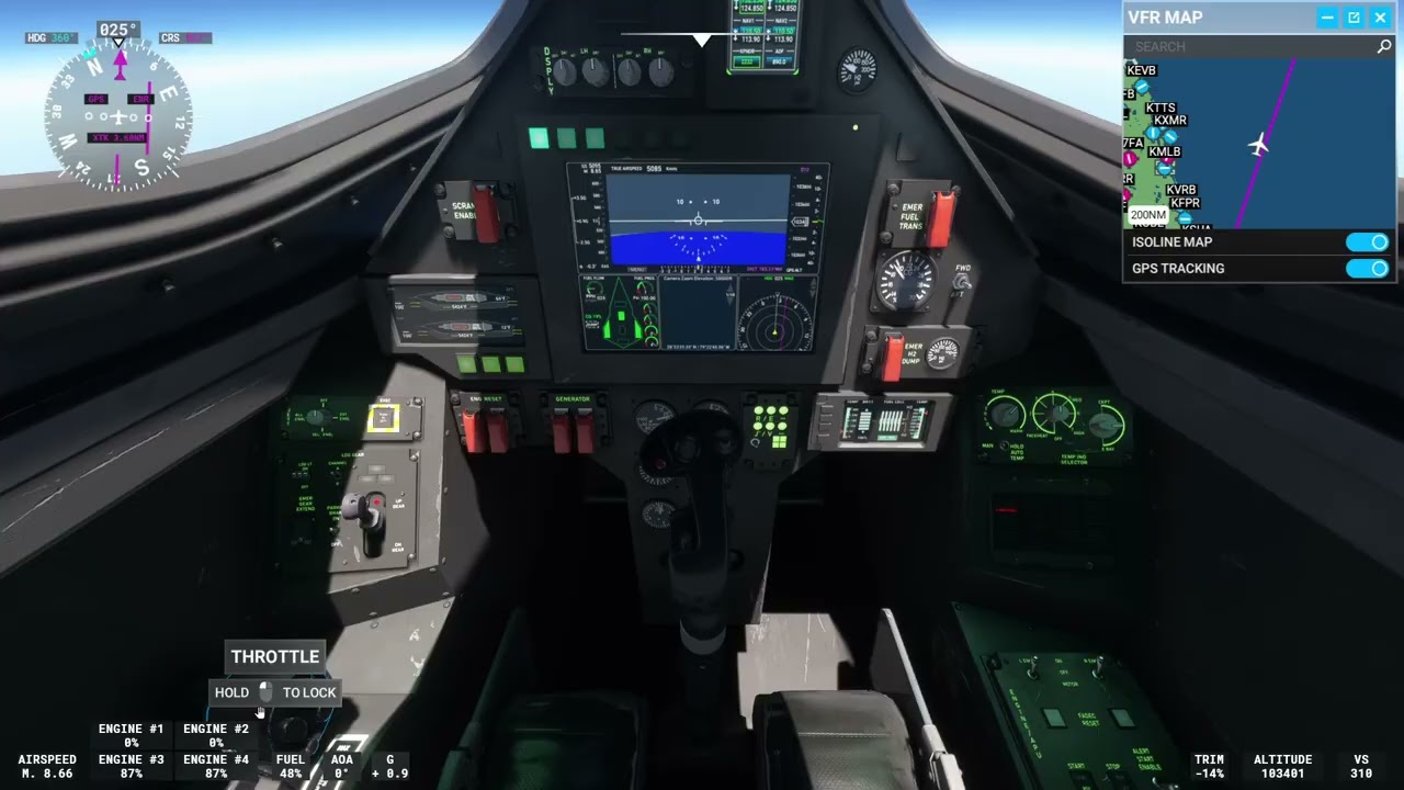 MSFS 2020 Darkstar from Miami to New York (9070XT)