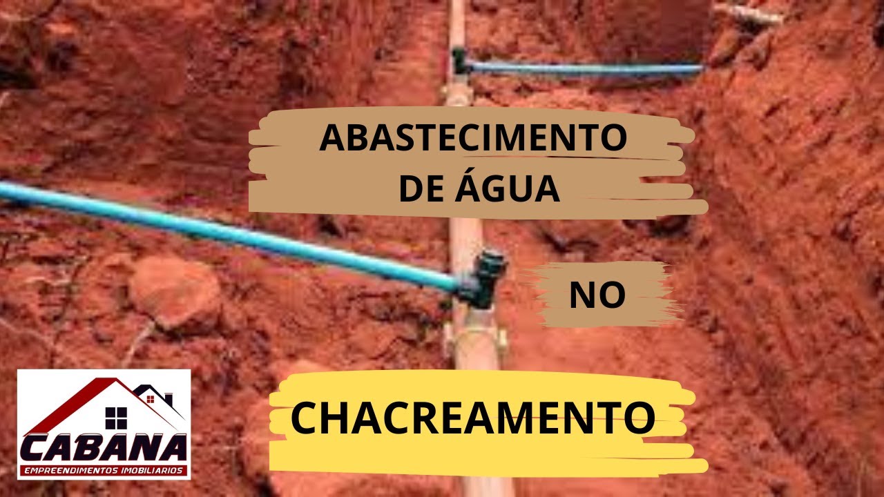 ABASTECIMENTO DE &Aacute;GUA NO CHACREAMENTO I CABANA LOTEADORA