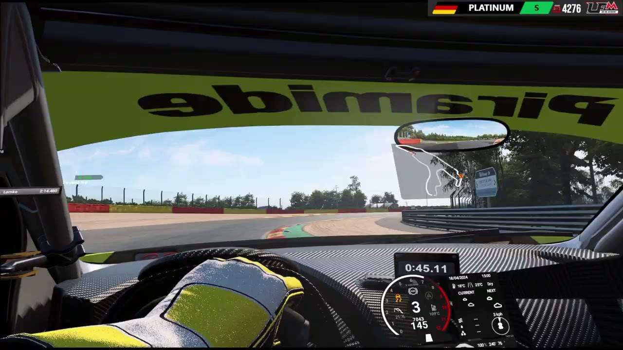 Audi R8 GT3evo @Spa