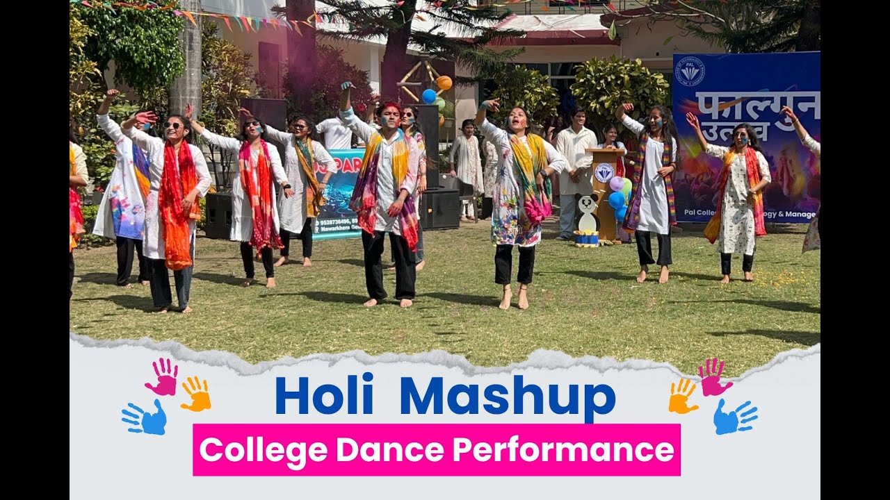 Holi Dance Performance in College | Holi Mashup Dance Performance | Holi Group Dance Performance