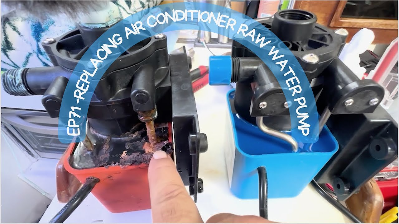 Stay Cool at Sea: Replacing Air Conditioner Water Pump on a Sailboat