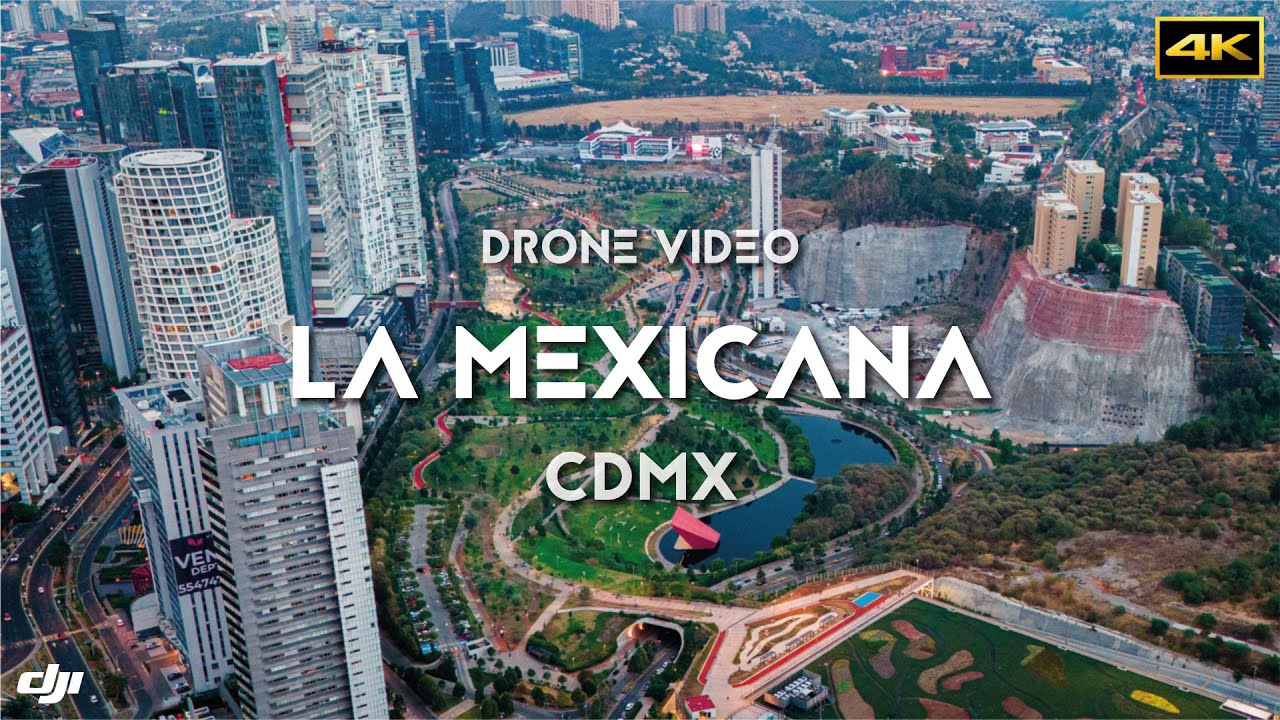 El Bello Parque 'La Mexicana' en Santa Fe, CDMX | DRONE VIDEO [4K]