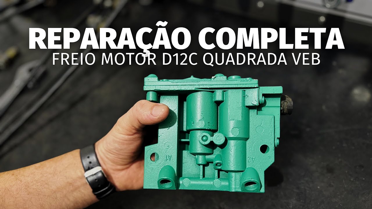 Treinamento Freio Motor D12C Quadrada VEB | FrenoDiag Curitiba