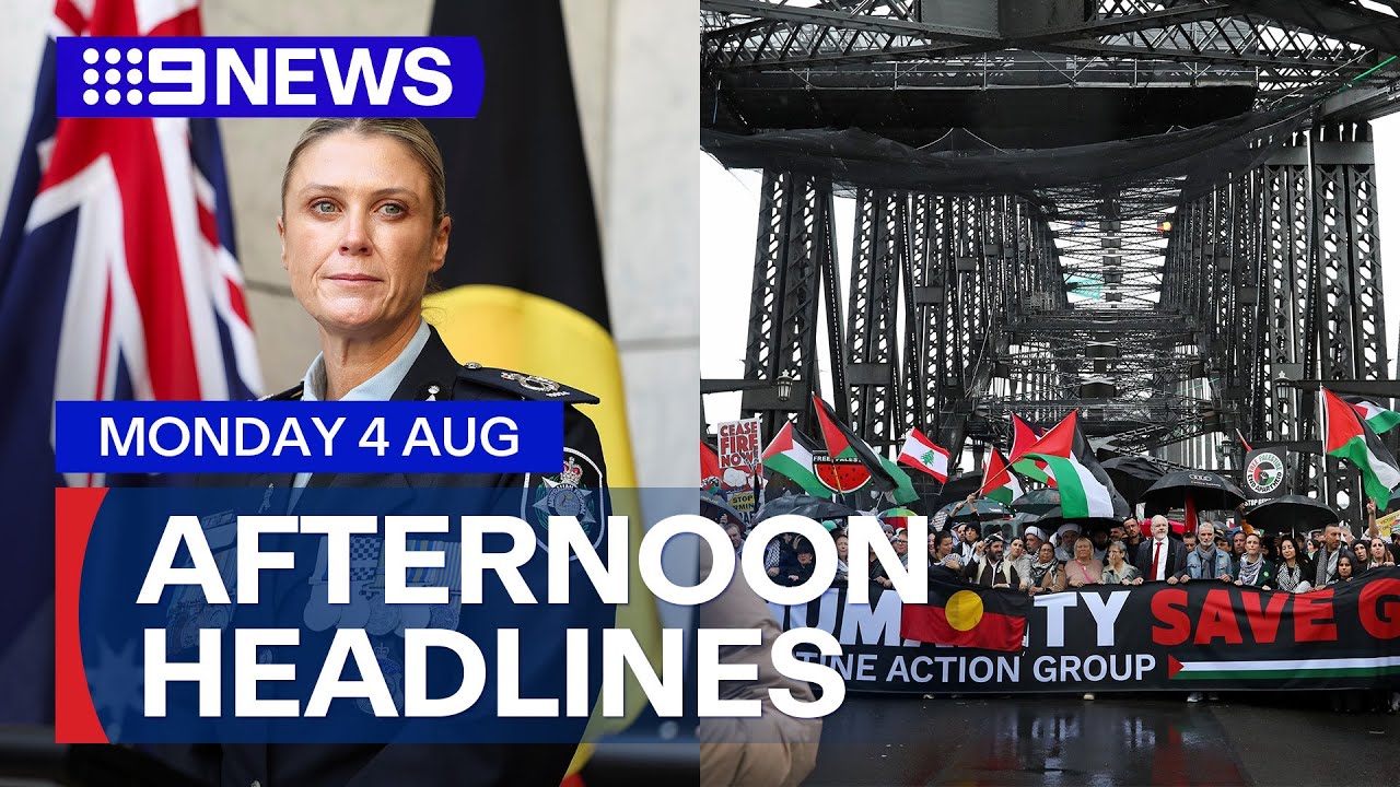 First female AFP Commissioner announced; Premier's warning to demonstrators | 9 News Australia