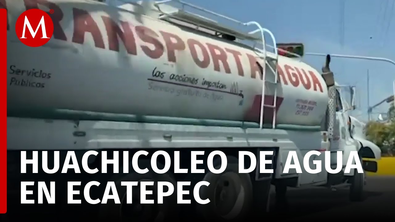Vecinos de Ecatepec denuncian huachicoleo de agua para venderla en CdMx
