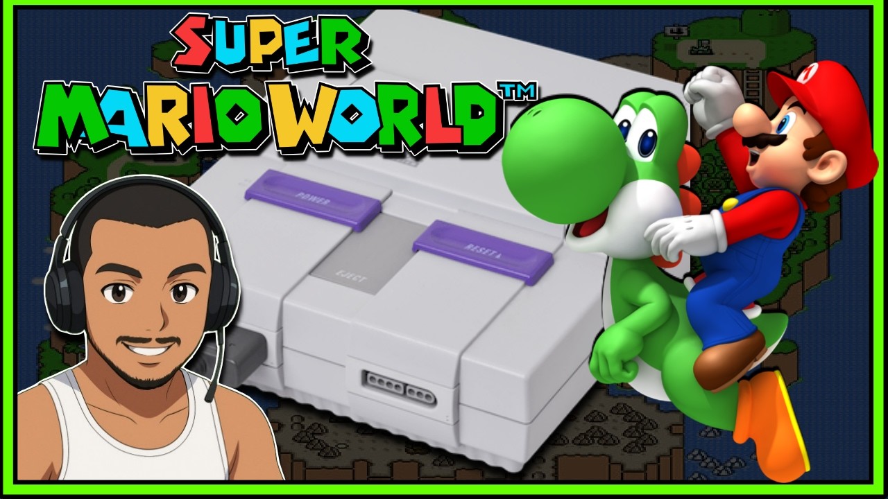 SUPER MARIO WORLD | CLASSICO DO SUPER NINTENDO!!!
