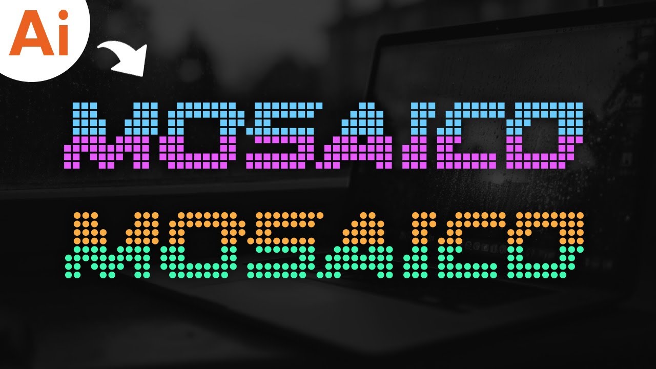 Tutorial de ILLUSTRATOR: Como criar MOSAICO de forma rápida e fácil