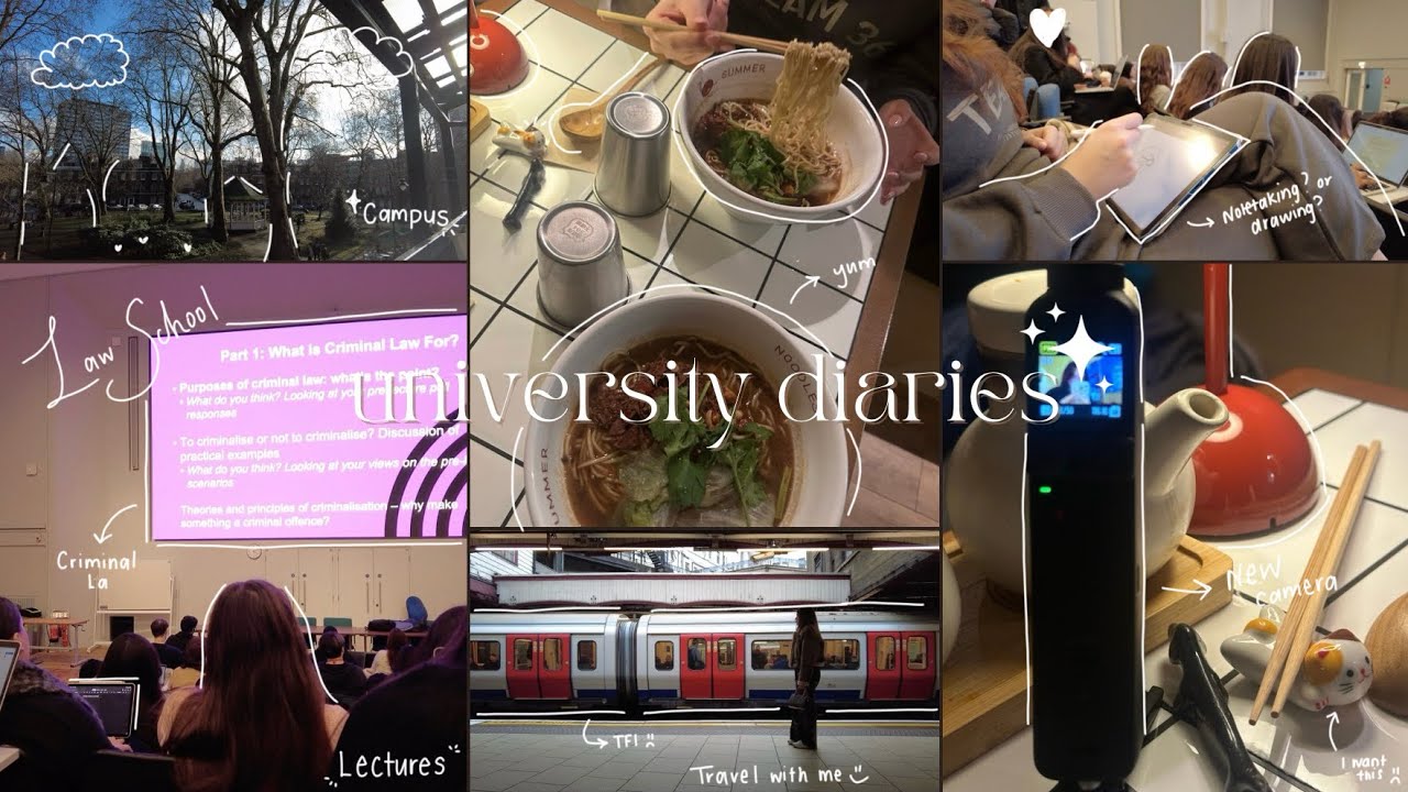 UNI DIARIES🎀: lectures, food, solo dates, stu(dying)