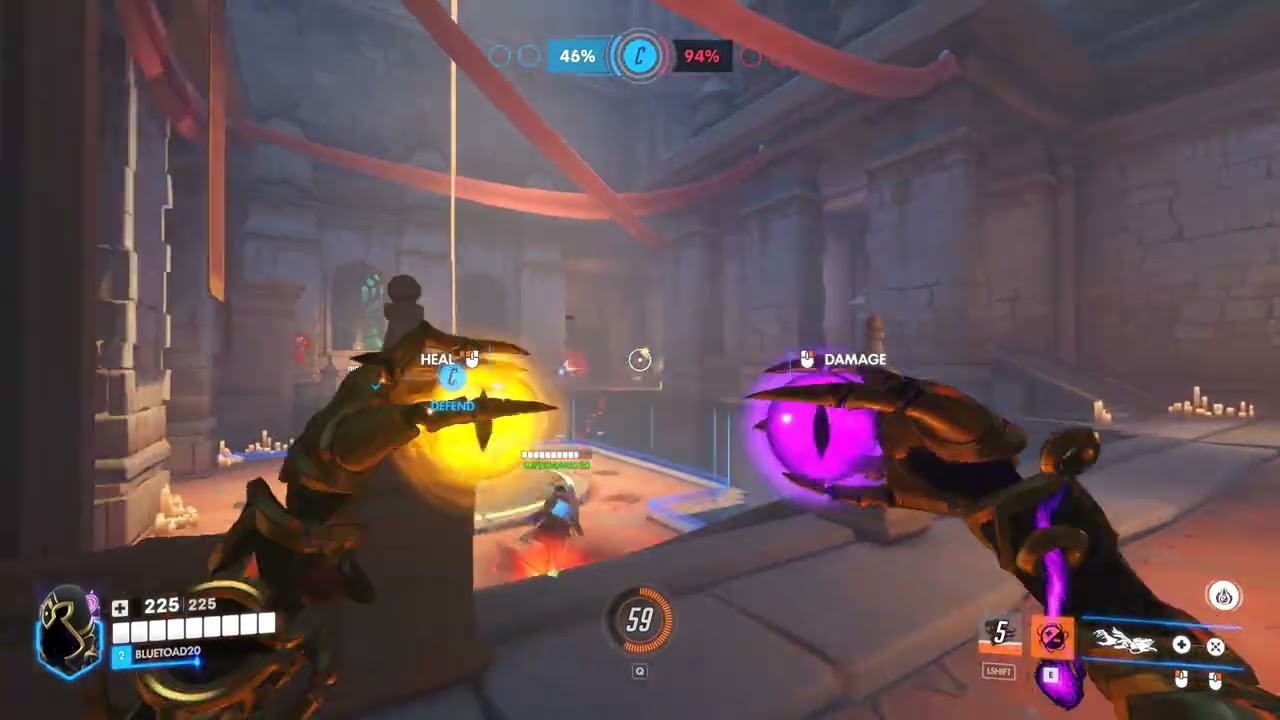 Overwatch Clip - Peak Moira Control Gameplay Part 1