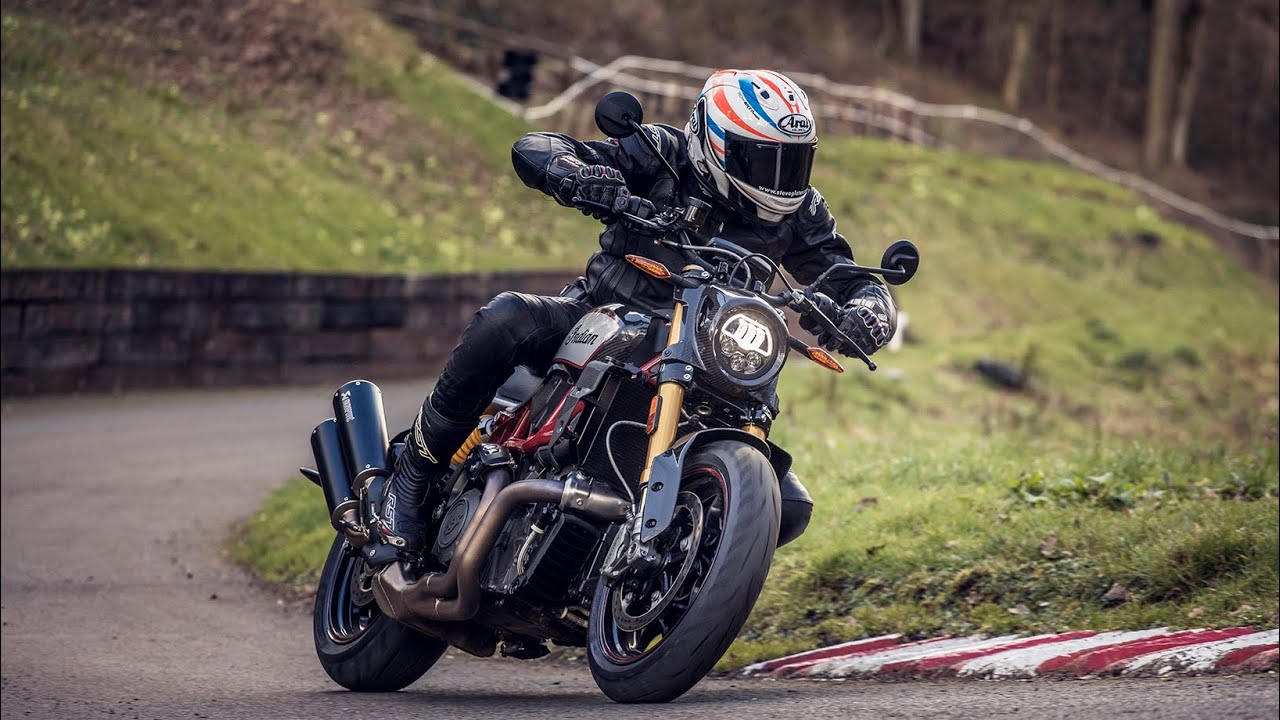 New FTR - Steve Plater's first ride - Isle of Man TT Winner