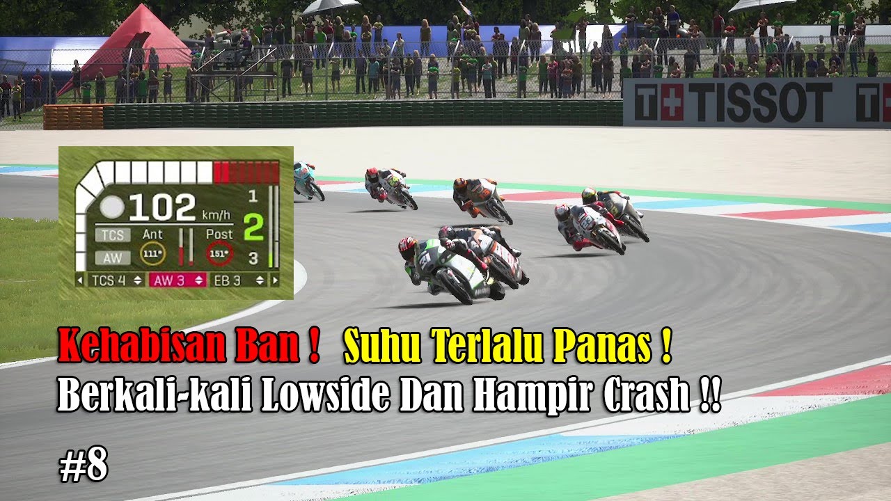Kehabisan Ban Membuat Bocil Makin Kesulitan Perebutkan Kemenangan | Motogp 19 Career 8