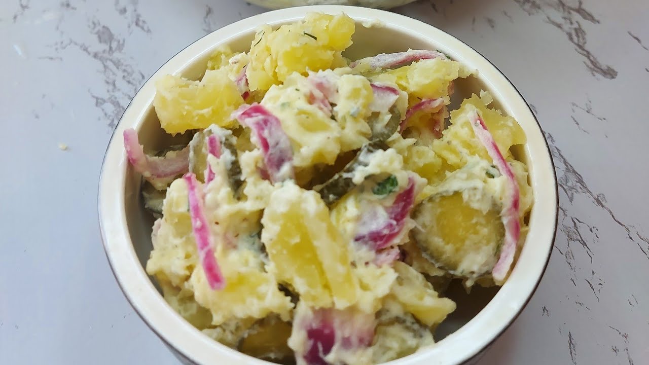 Najukusnija Nemacka krompir salata .Nikad mi ne dosadi ukus ove salate