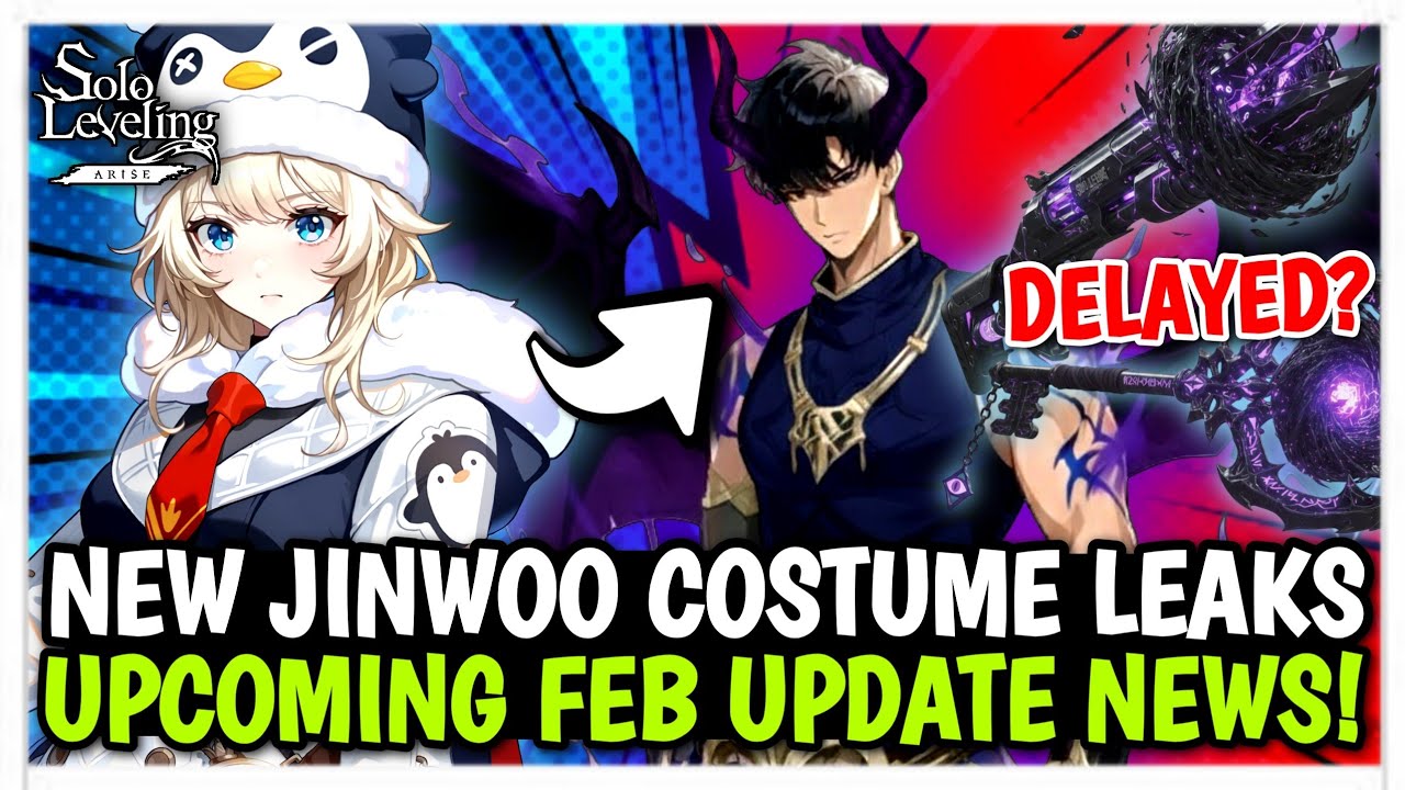 UPCOMING NEW SUNG JINWOO DRAGON ROAR COSTUME! FEB UPDATE NEWS & LEAKS - Solo Leveling: Arise