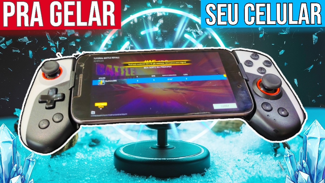 Melhor controle Barato com Cooler pra Celular em 2024 - Cool Shark JK02
