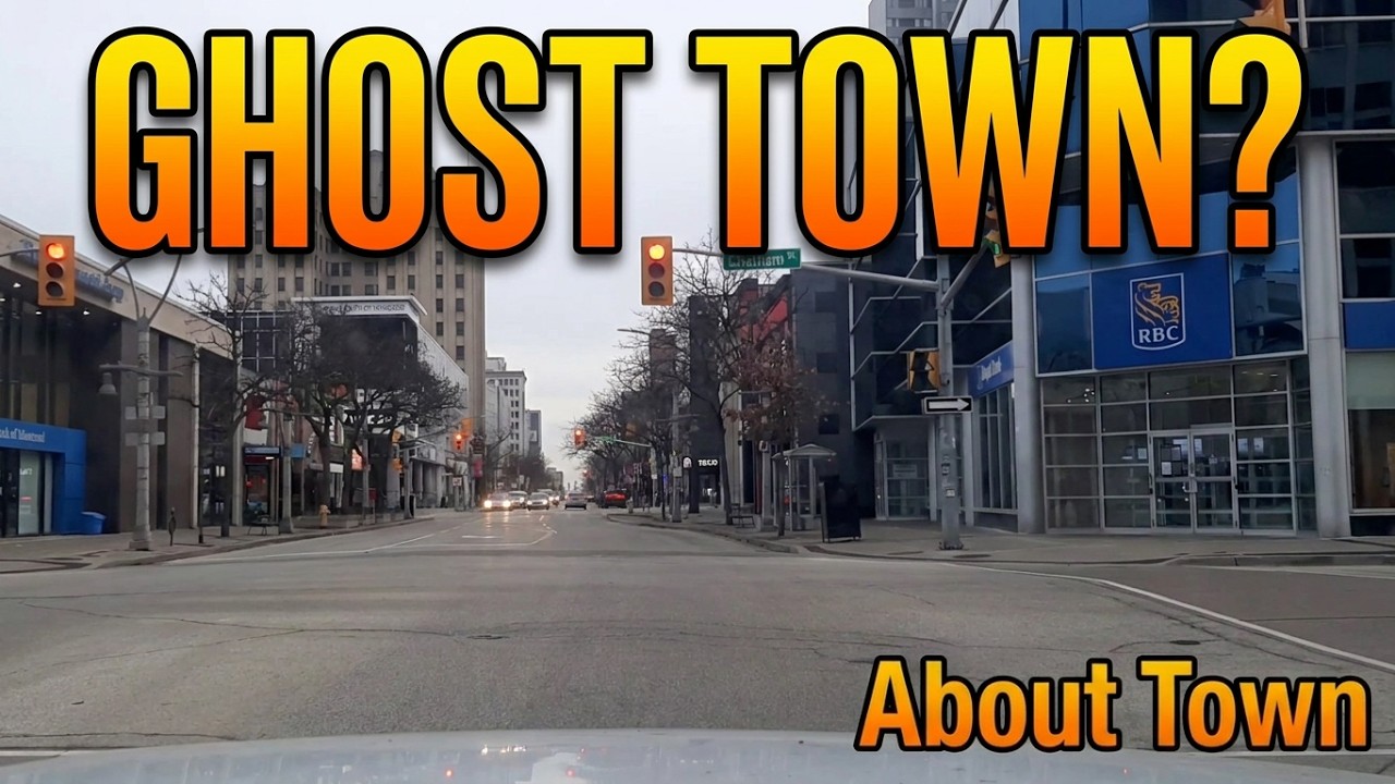 Driving Through Desolate Downtown Windsor