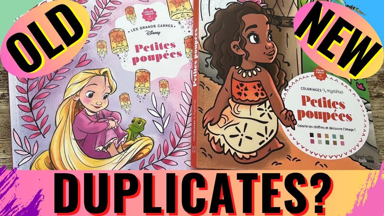 Are these Disney Petites Poupées Colouring Books different?!