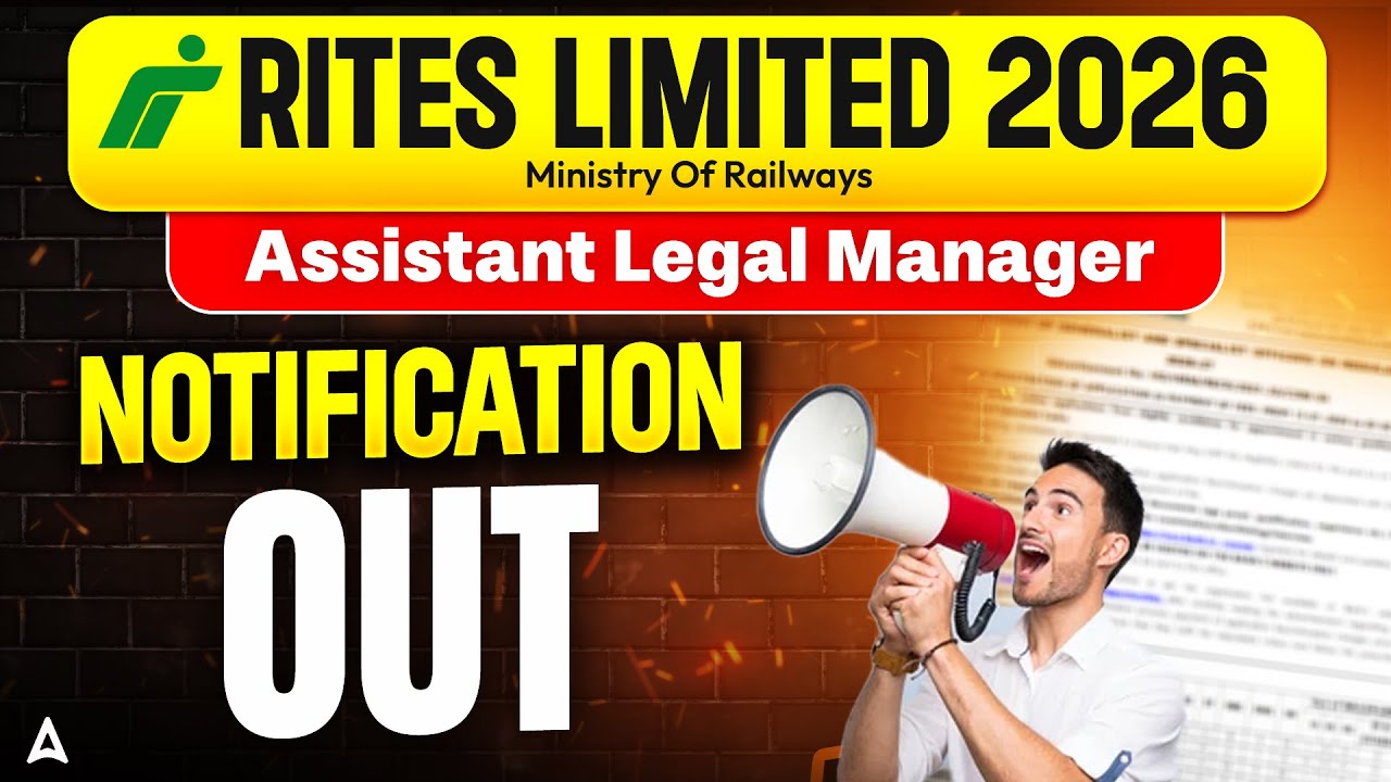 RITES Recruitment 2026 Notification OUT | Assistant Legal Manager Vacancy Details