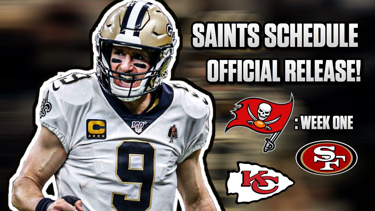 New Orleans Saints SCHEDULE RELEASED! | 2020 New Orleans Saints Regular Season Schedule Review