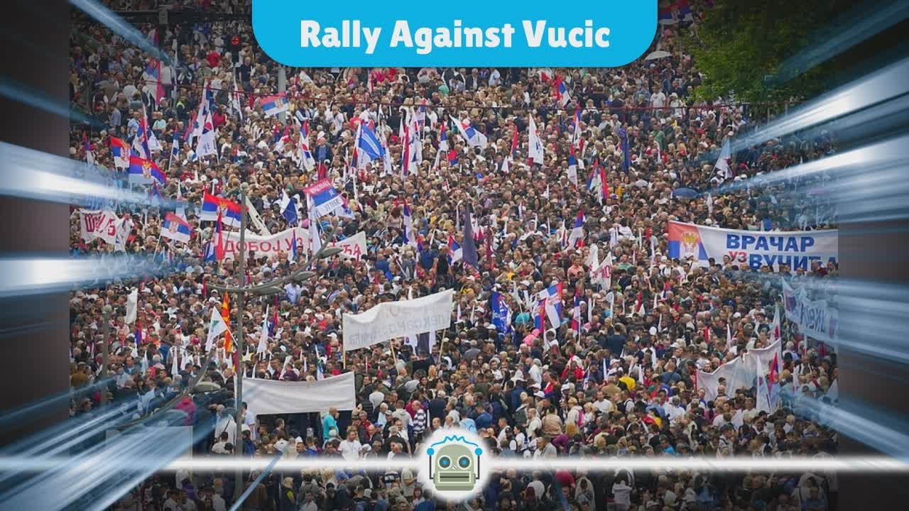 Massive Anti-Corruption Rally in Belgrade Challenges President Vucic's Authority