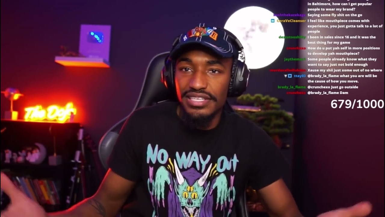 Your Mouthpiece Has to Be Creative | Just Chatting | Tykwondoe