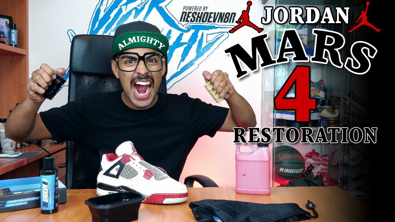 Air Jordan 4 Mars Restoration Tutorial with Vick Almighty