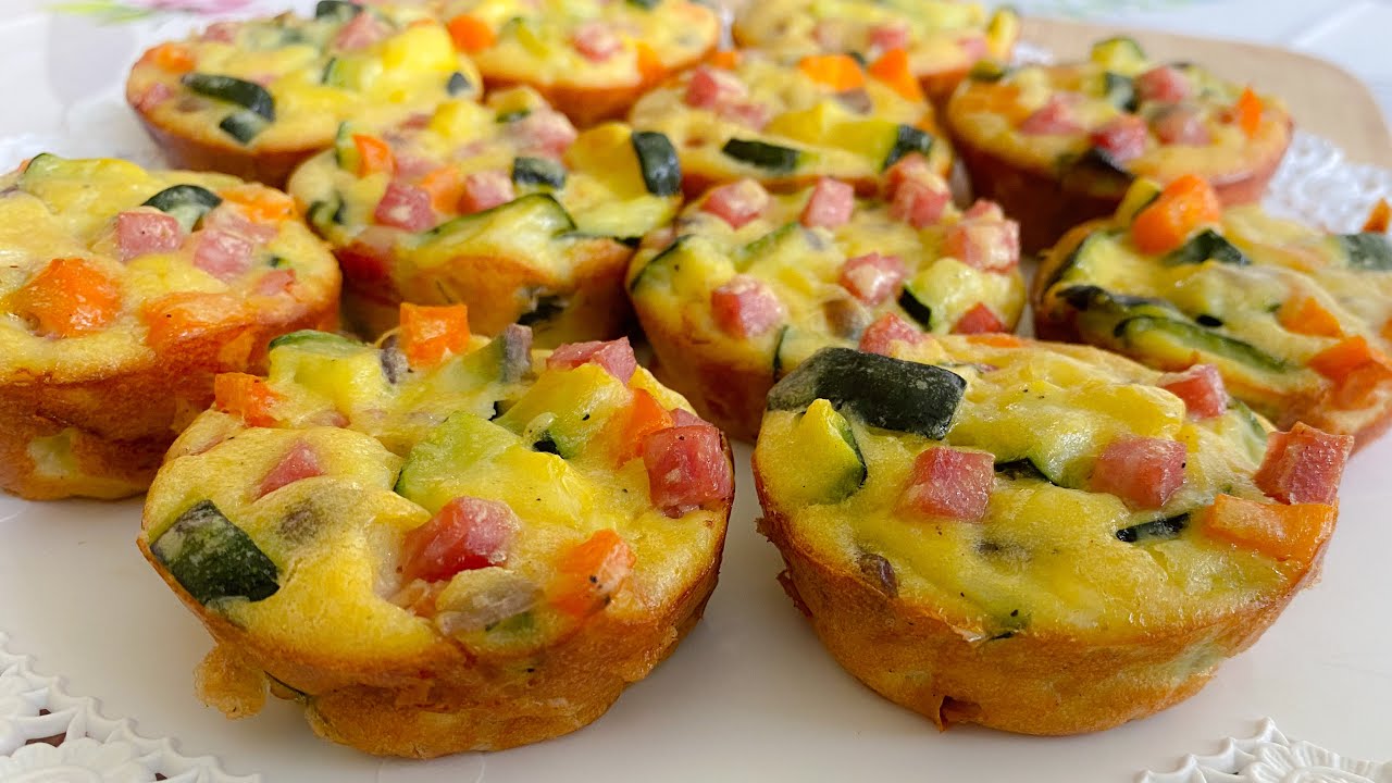 Petits gâteaux des légumes, recette simple et rapide