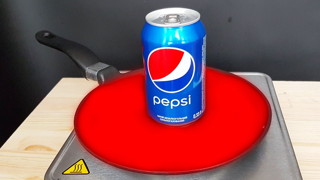 ЭКСПЕРИМЕНТ РАСКАЛЕННАЯ СКОВОРОДА VS PEPSI COLA