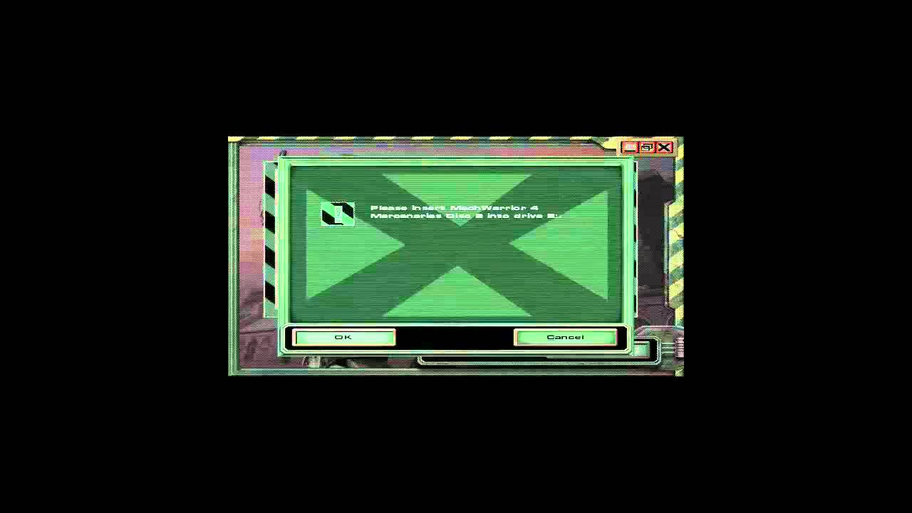 MechWarrior 4: Mercenaries installation screen