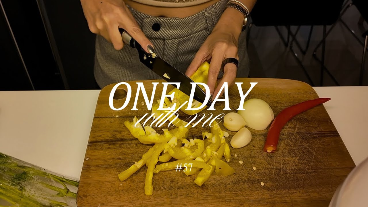 one day with me #57 ทำอาหาร ทำความสะอาดบ้าน แกะพัสดุ