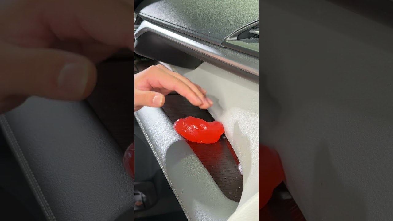Clean fine debris on hard to reach areas with Sticky Icky! #cleaning #carcare #howto #diy #interior