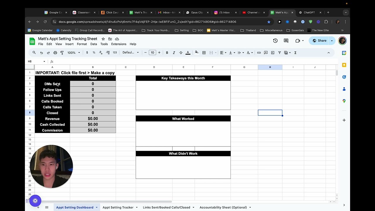 The best tracking sheet to use for appointment setting in 2024 (full guide)