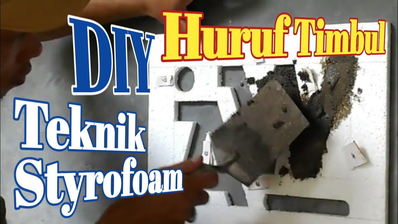 CARA SIMPEL BUAT HURUF TIMBUL