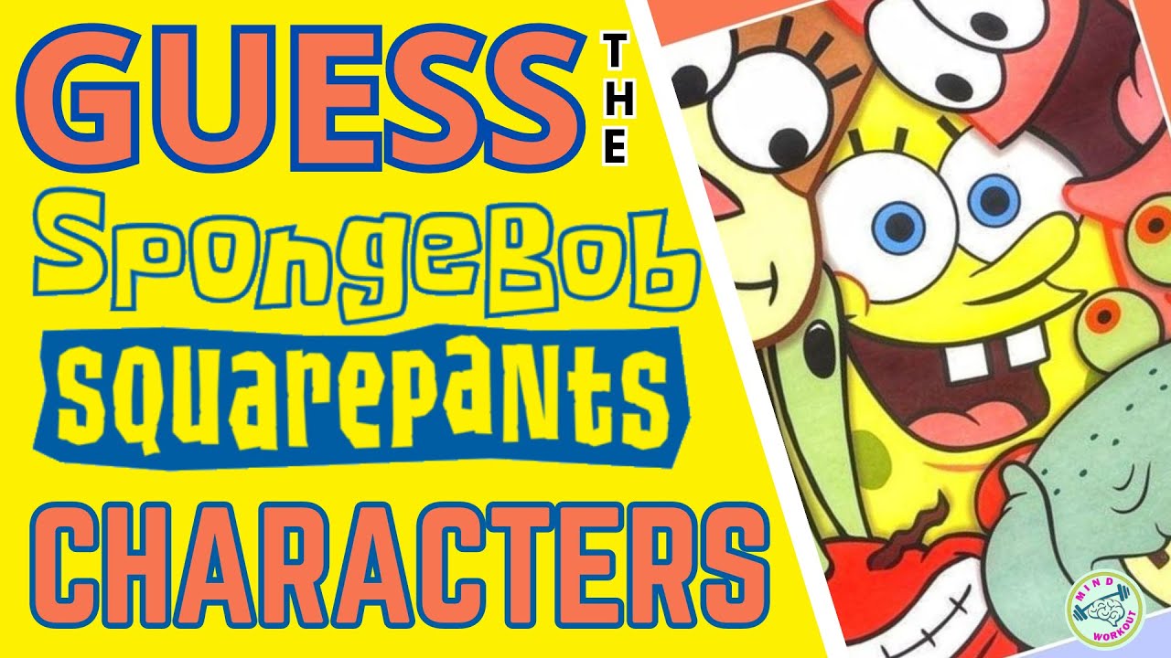 Guess the Spongebob Squarepants Characters | Spongebob Character Quiz |  Guessing Game