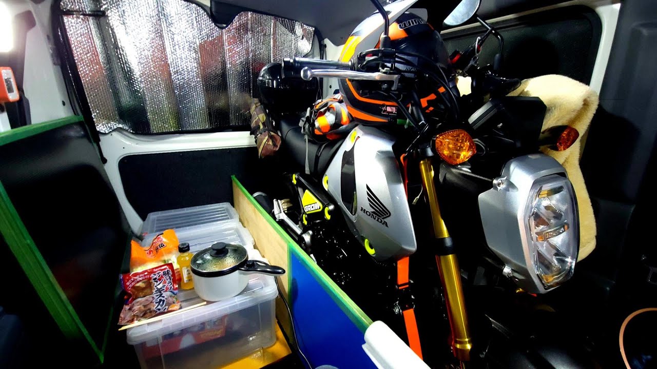 日本一安いN-VANにバイクを積んで北海道の離島を目指す車中泊込みの旅Part2